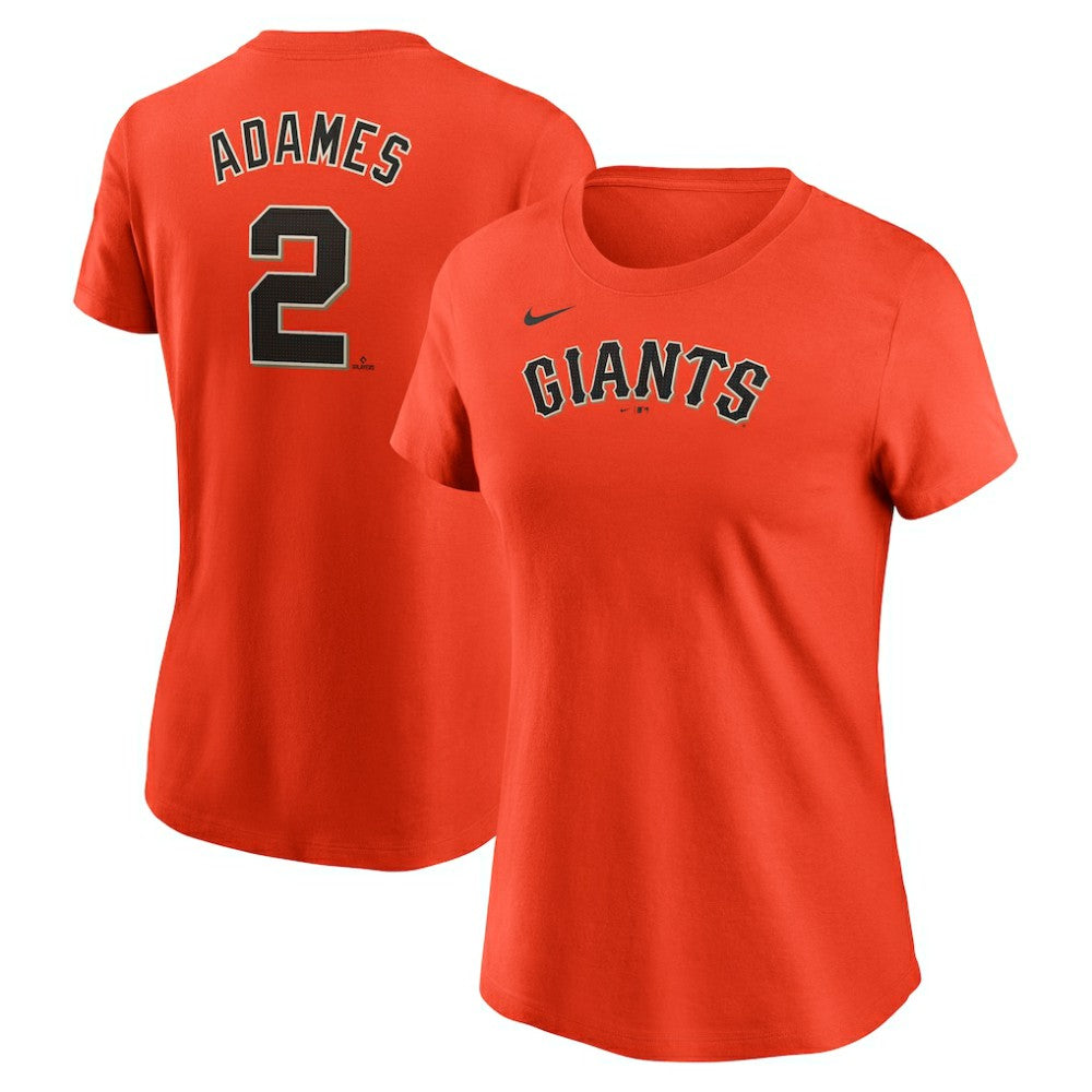 Willy Adames San Francisco Giants Nike Women's Cooperstown Collection Fuse Name & Number T-Shirt Outlet