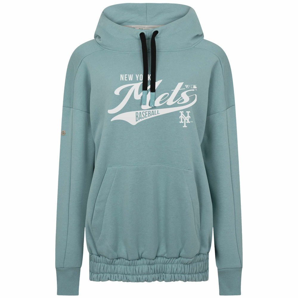 New York Mets Levelwear Women's Waterfall Glide Pullover Hoodie Discount