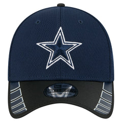 Dallas Cowboys New Era Visor Hit 39THIRTY Flex Hat - Navy/Black - NFL
