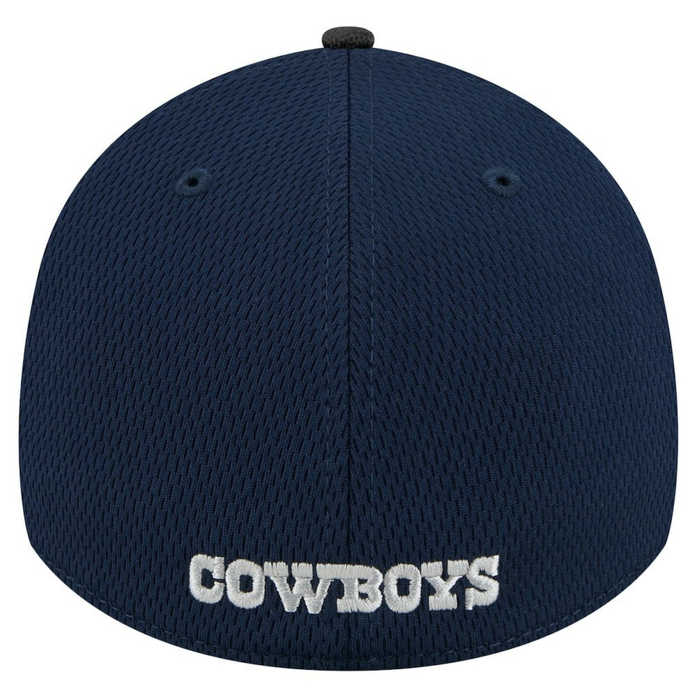 Dallas Cowboys New Era Visor Hit 39THIRTY Flex Hat - Navy/Black - NFL