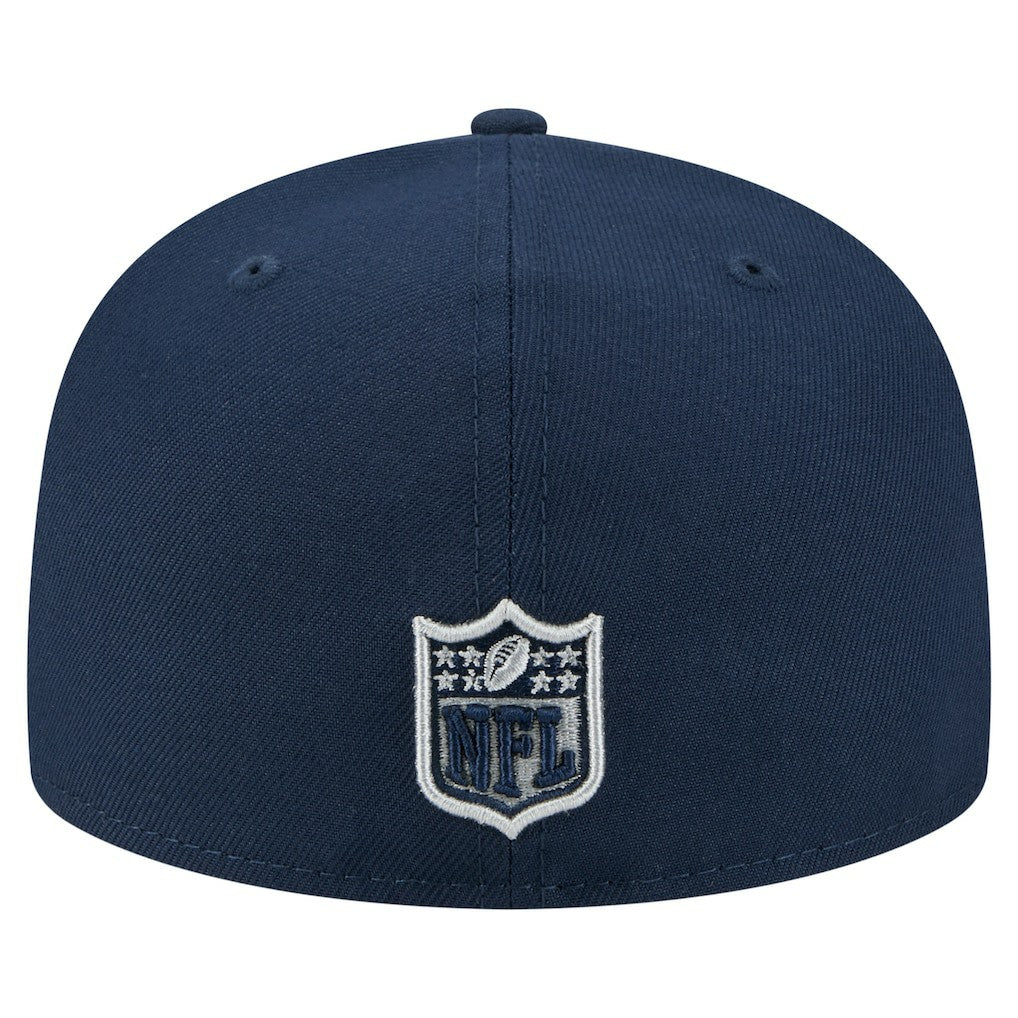 Dallas Cowboys New Era Oversized 59FIFTY Fitted Hat - Navy - NFL