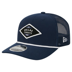Dallas Cowboys New Era 9SEVENTY Team Rope Stretch-Snap Hat - Navy - NFL