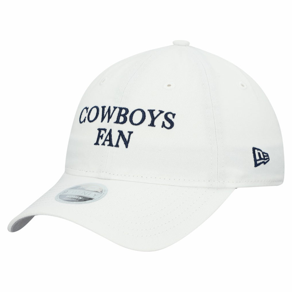 Dallas Cowboys New Era Women's Team Fan 9TWENTY Adjustable Hat - White - NFL