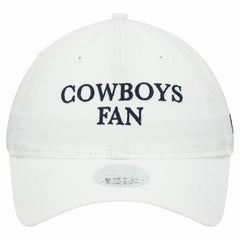 Dallas Cowboys New Era Women's Team Fan 9TWENTY Adjustable Hat - White - NFL