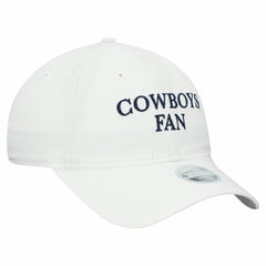 Dallas Cowboys New Era Women's Team Fan 9TWENTY Adjustable Hat - White - NFL