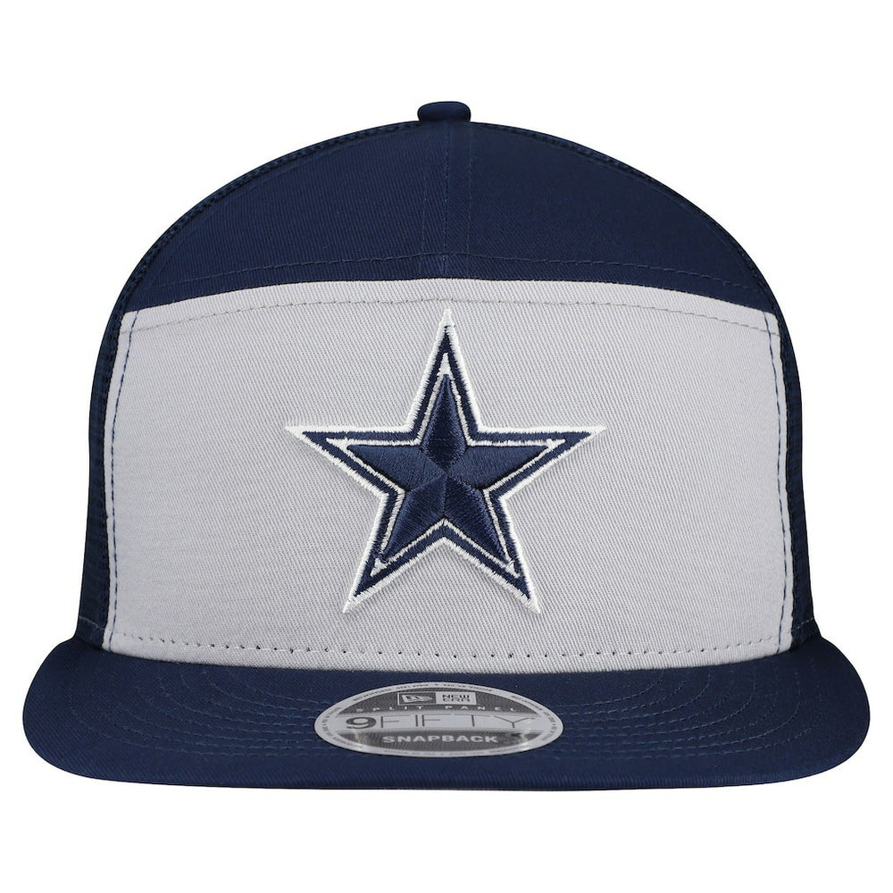 Dallas Cowboys New Era Outdoor Split Panel 9FIFTY Snapback Hat - Gray/Navy - NFL