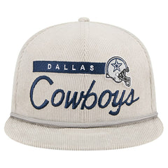 Dallas Cowboys New Era Cord Rope 9FIFTY Snapback Hat - Gray - NFL