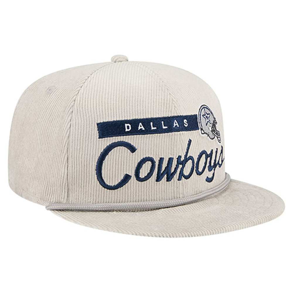 Dallas Cowboys New Era Cord Rope 9FIFTY Snapback Hat - Gray - NFL