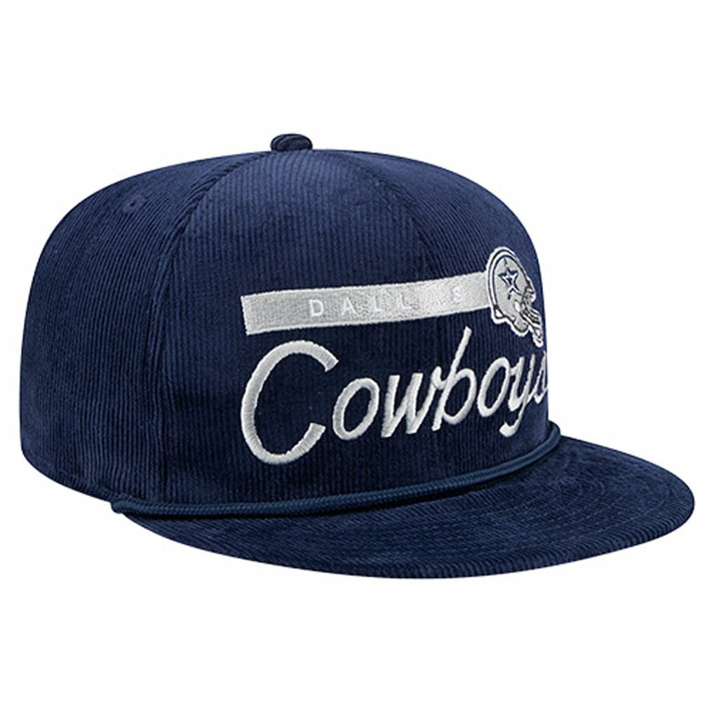 Dallas Cowboys New Era Cord Rope 9FIFTY Snapback Hat - Navy - NFL