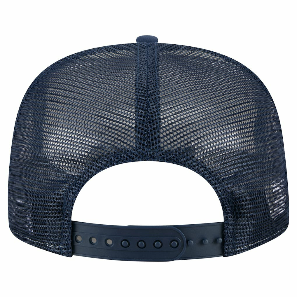 Dallas Cowboys New Era Cutout A-Frame 9FIFTY Snapback Hat - Cream/Navy - NFL