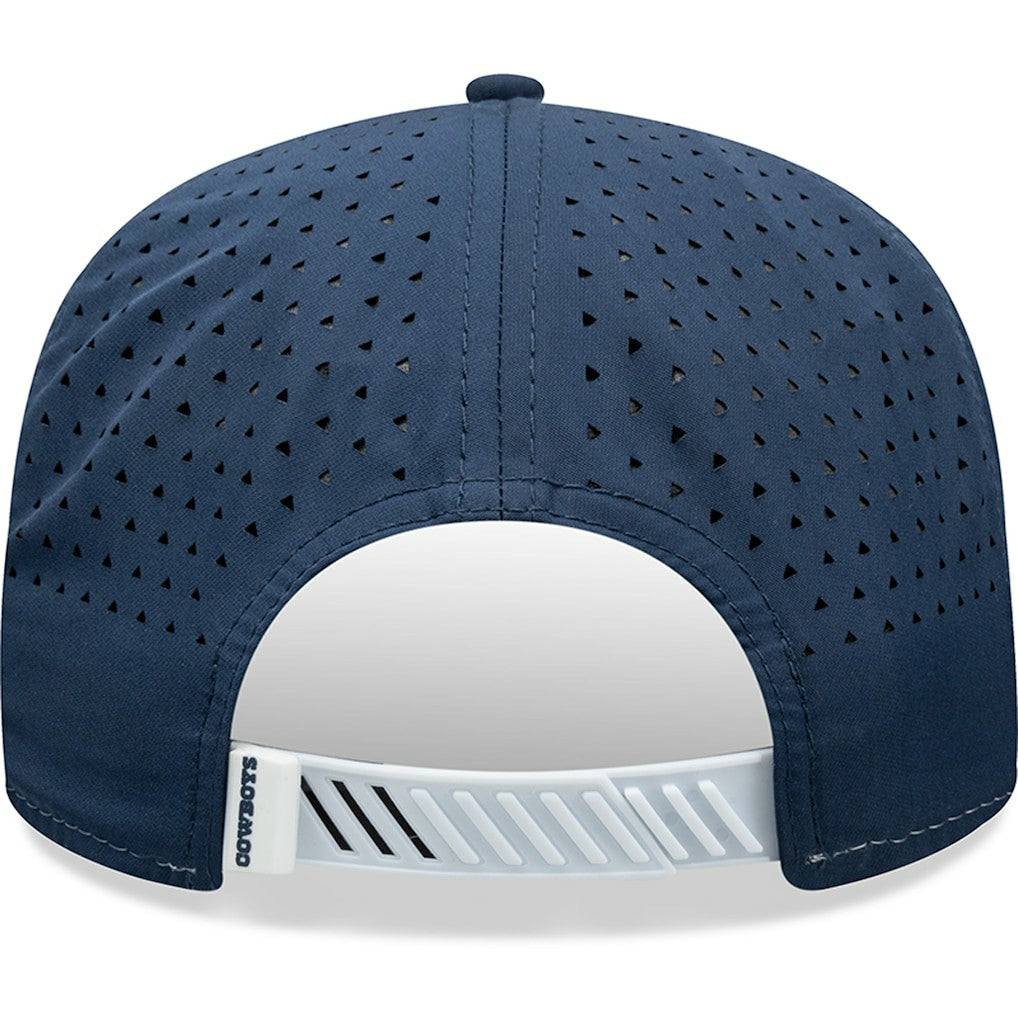 Dallas Cowboys New Era Established Patch 9SEVENTY Adjustable Hat - White/Navy - NFL