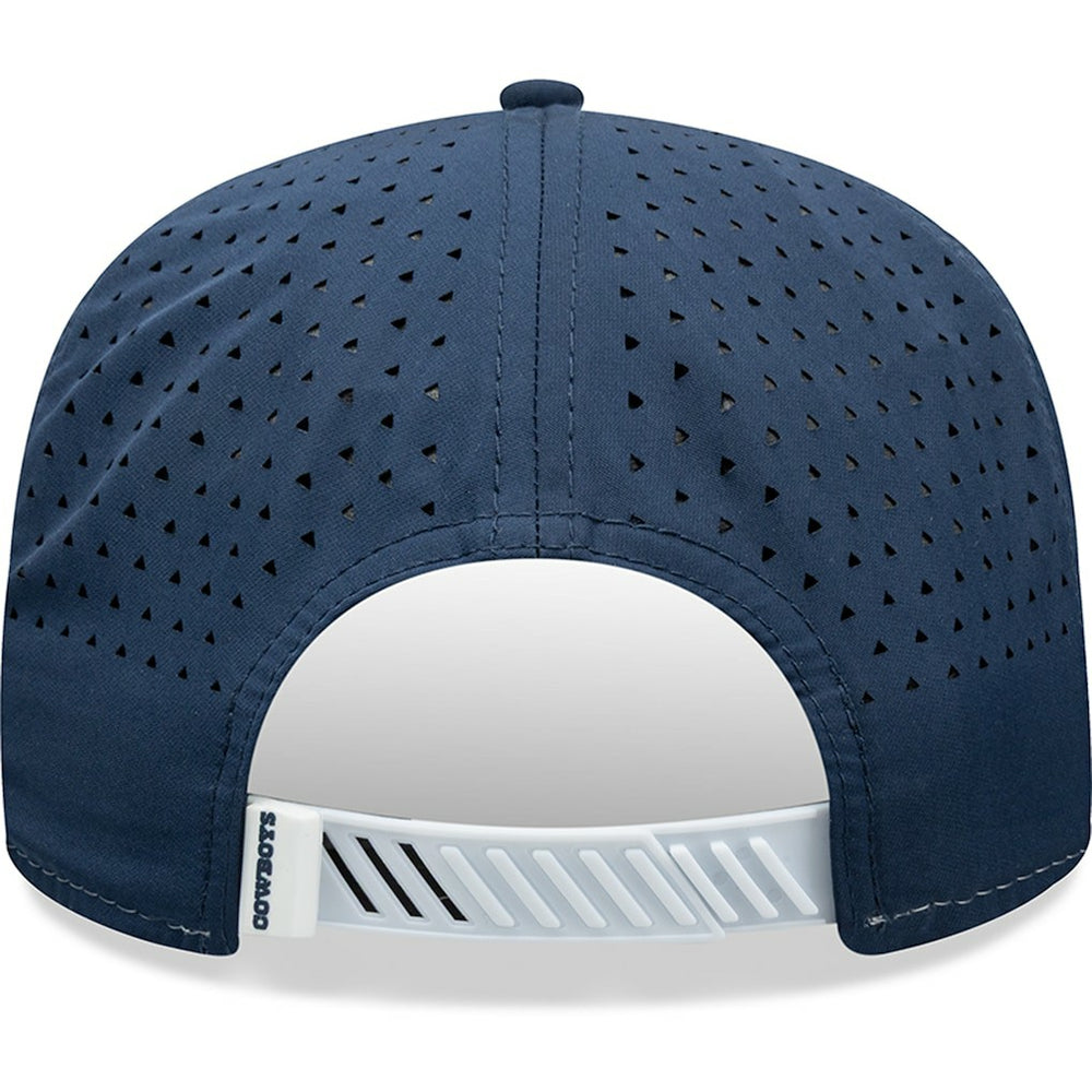 Dallas Cowboys New Era Established Patch 9SEVENTY Adjustable Hat - White/Navy - NFL