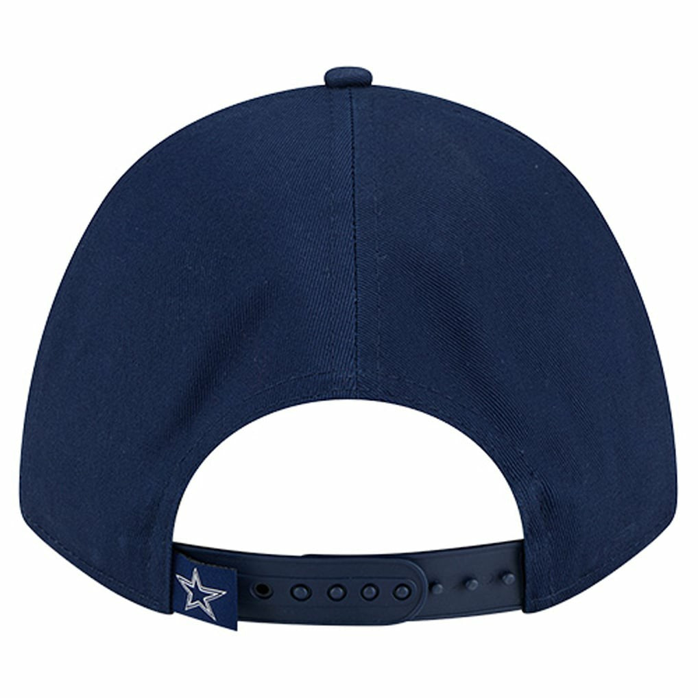Dallas Cowboys New Era Women's Metallic A-Frame 9FORTY Adjustable Hat - Navy - NFL