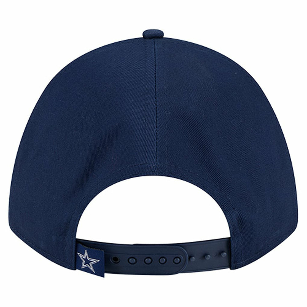 Dallas Cowboys New Era Women's Metallic A-Frame 9FORTY Adjustable Hat - Navy - NFL