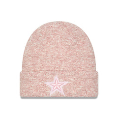 Dallas Cowboys New Era Women's Metallic Cuffed Knit Hat - Pink - NFL
