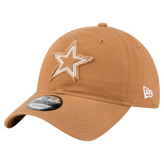 Dallas Cowboys New Era Stamp 9TWENTY Adjustable Hat - Brown - NFL