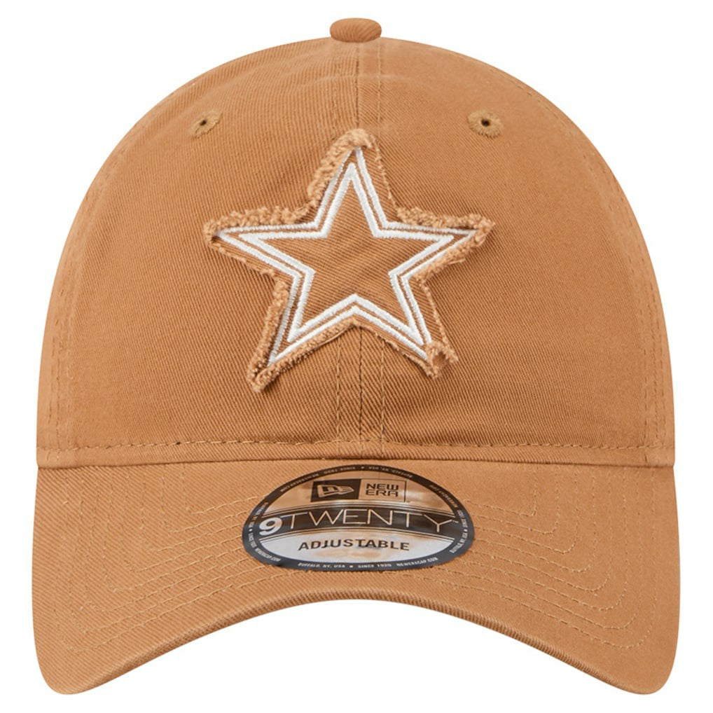 Dallas Cowboys New Era Stamp 9TWENTY Adjustable Hat - Brown - NFL