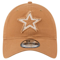 Dallas Cowboys New Era Stamp 9TWENTY Adjustable Hat - Brown - NFL