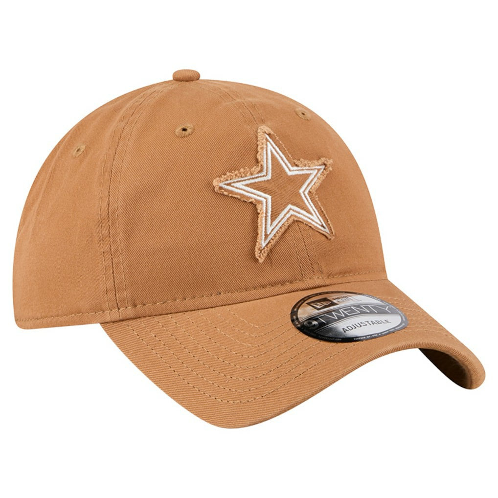 Dallas Cowboys New Era Stamp 9TWENTY Adjustable Hat - Brown - NFL