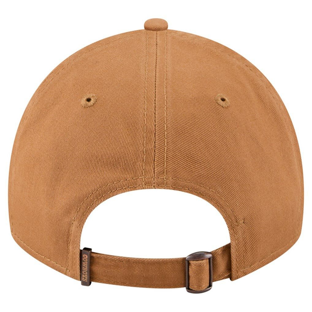 Dallas Cowboys New Era Stamp 9TWENTY Adjustable Hat - Brown - NFL