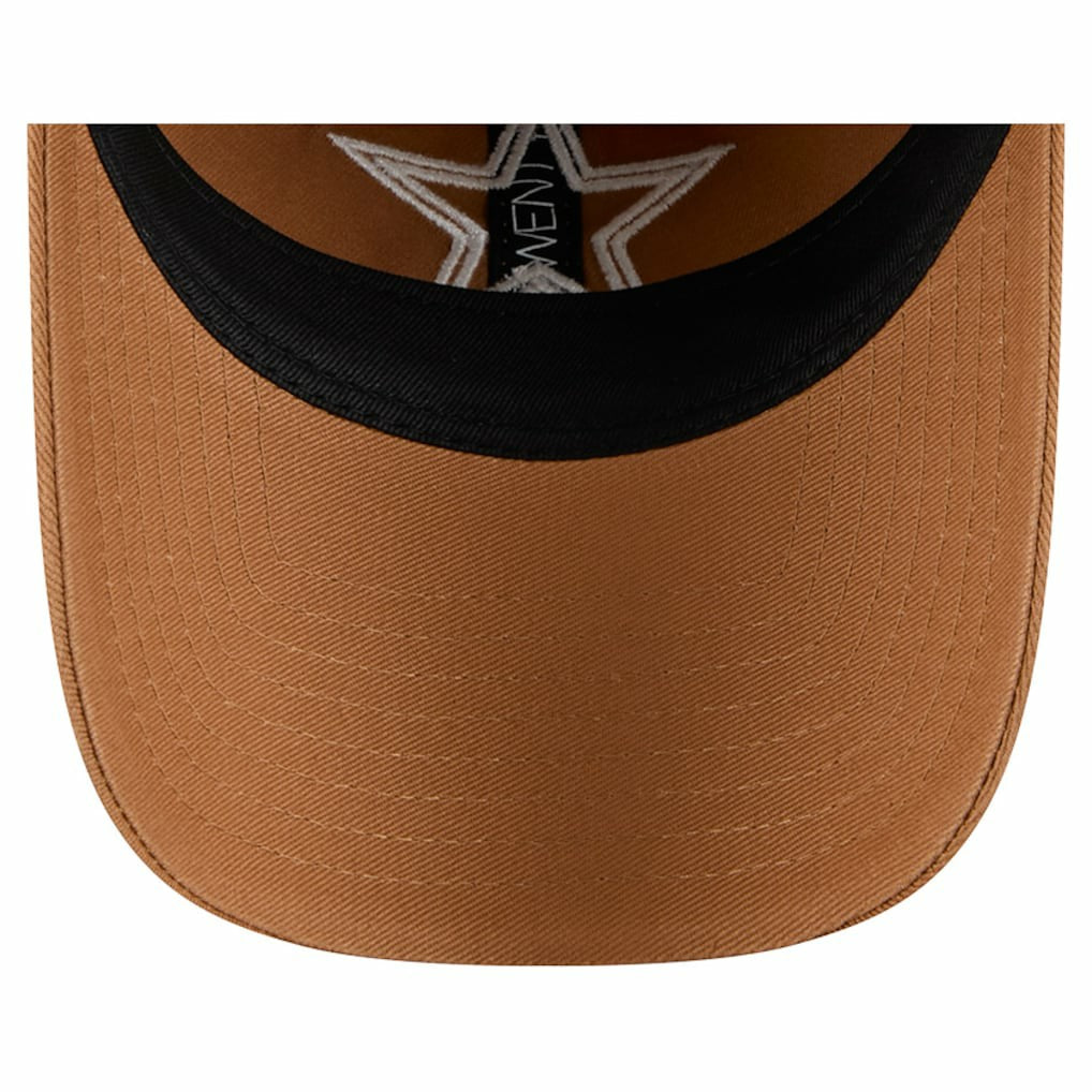 Dallas Cowboys New Era Stamp 9TWENTY Adjustable Hat - Brown - NFL