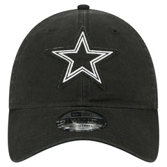 Dallas Cowboys New Era Stamp 9TWENTY Adjustable Hat - Black - NFL
