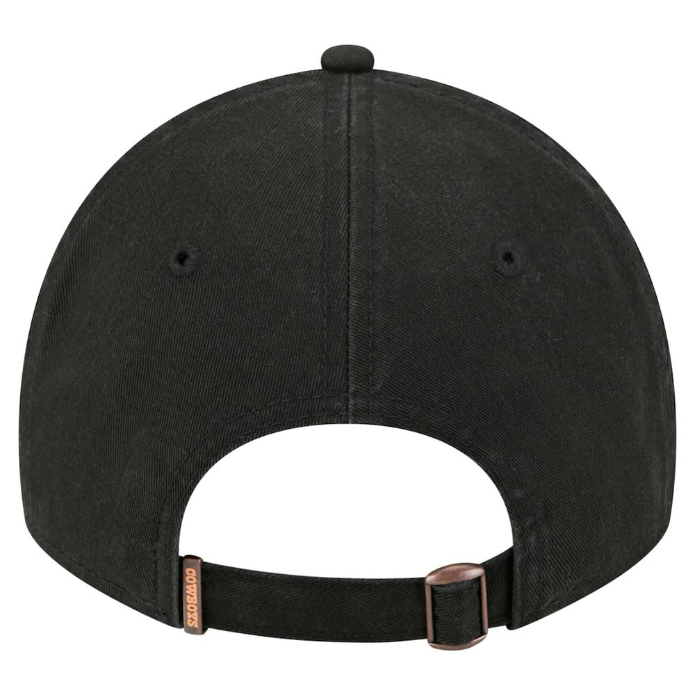 Dallas Cowboys New Era Stamp 9TWENTY Adjustable Hat - Black - NFL