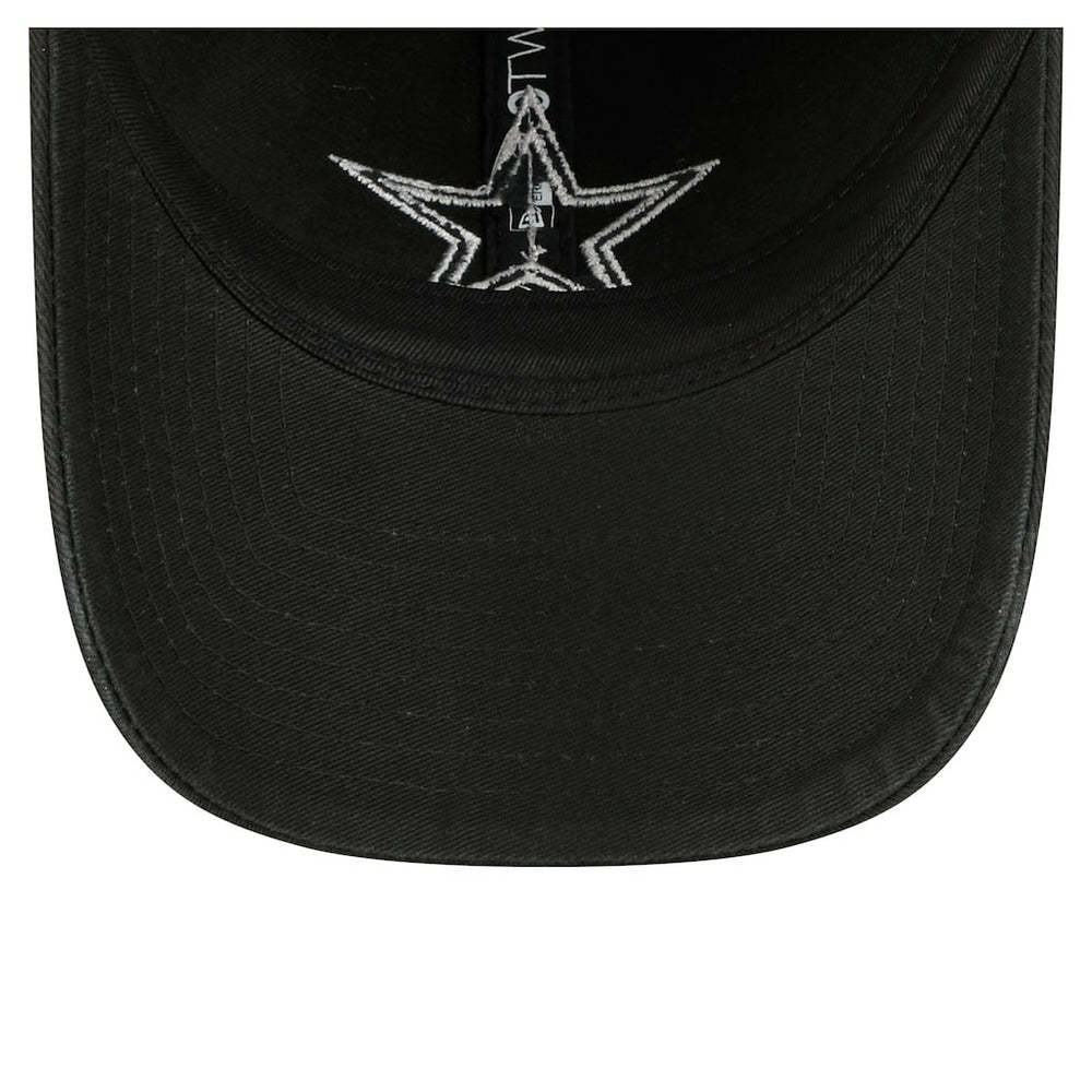 Dallas Cowboys New Era Stamp 9TWENTY Adjustable Hat - Black - NFL