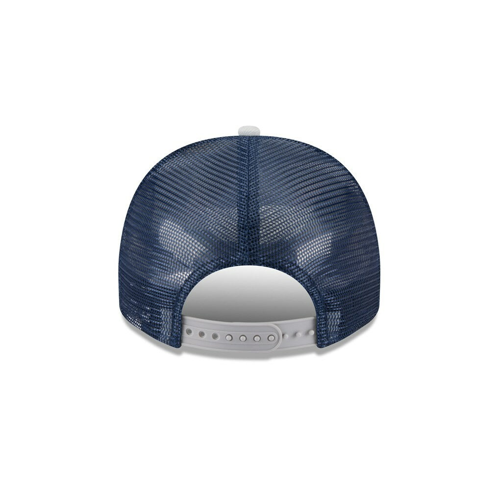 Dallas Cowboys New Era Banner A-Frame 9FIFTY Snapback Hat - Cream/Navy - NFL