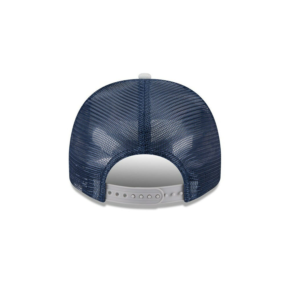 Dallas Cowboys New Era Banner A-Frame 9FIFTY Snapback Hat - Cream/Navy - NFL