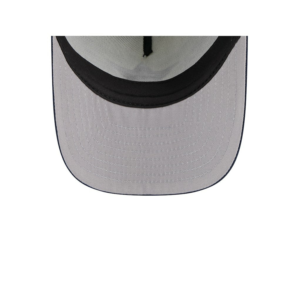 Dallas Cowboys New Era Banner A-Frame 9FIFTY Snapback Hat - Cream/Navy - NFL