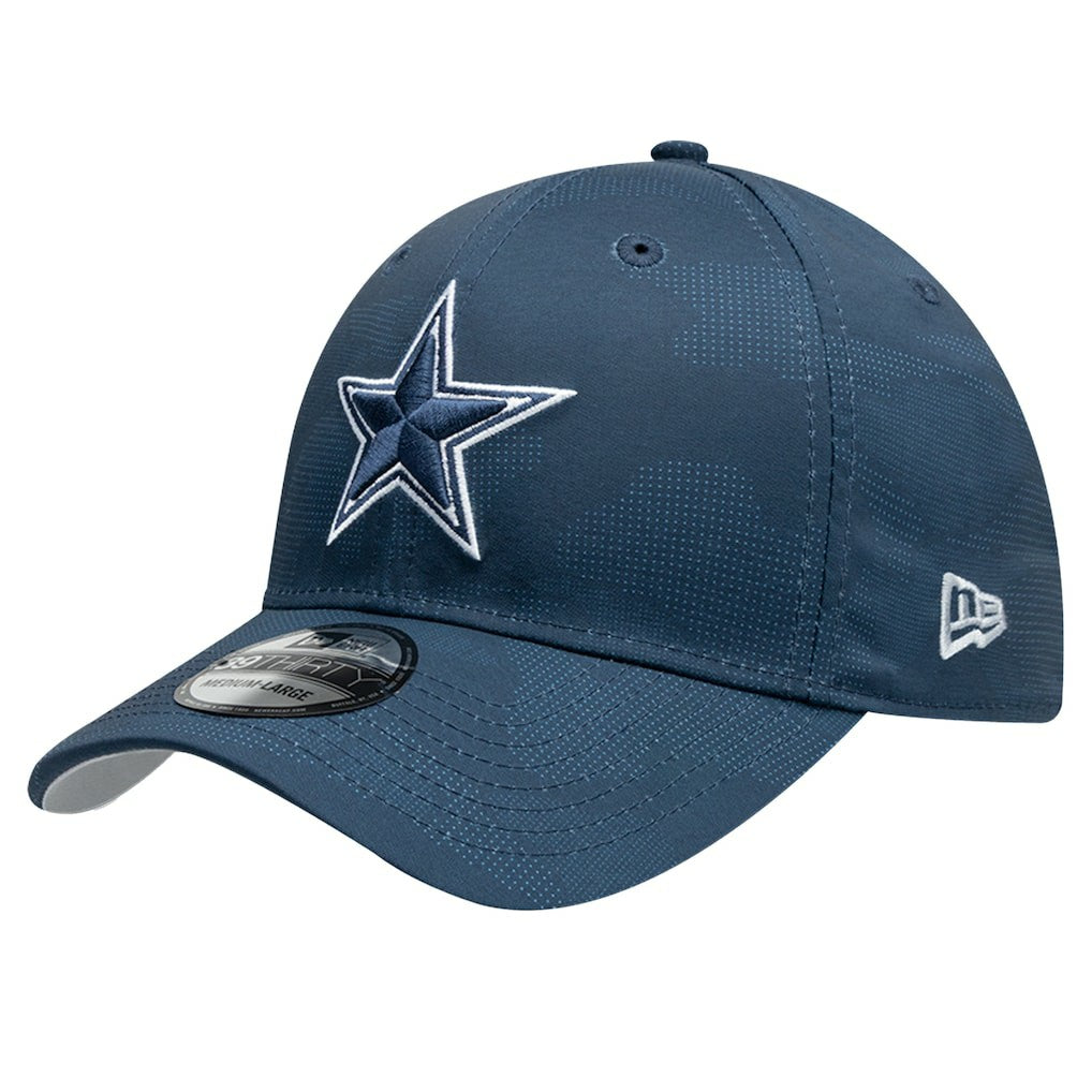 Dallas Cowboys New Era Tonal Camo 39THIRTY Flex Hat - Navy - NFL