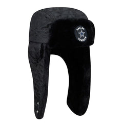 Dallas Cowboys New Era Quilted Trapper Hat - Black - NFL