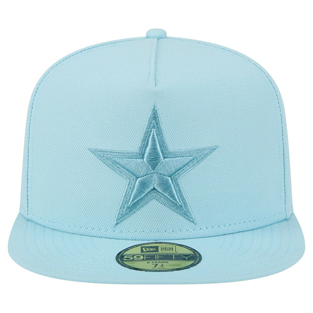 Dallas Cowboys New Era Color Pack A-Frame 59FIFTY Fitted Hat - Light Blue - NFL