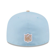 Dallas Cowboys New Era Two-Tone Color Pack A-Frame 59FIFTY Fitted Hat - Light Blue/Light Beige - NFL