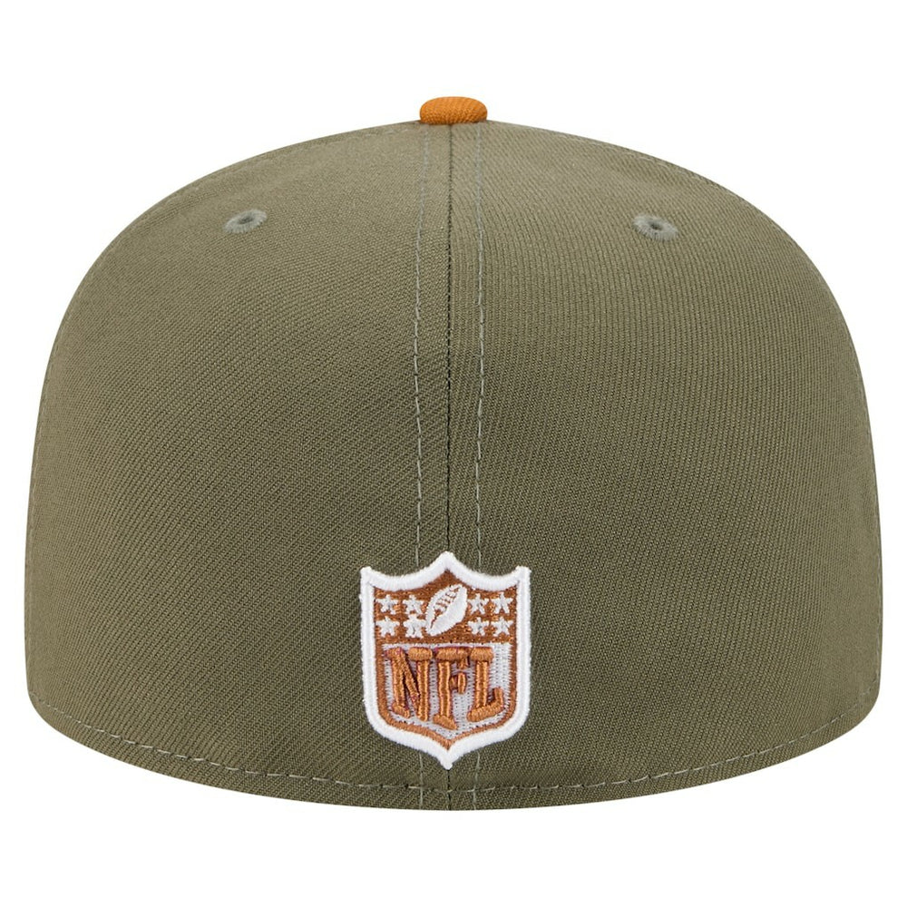 Dallas Cowboys New Era 2-Tone Color Pack A-Frame 59FIFTY Fitted Hat - Olive/Brown - NFL