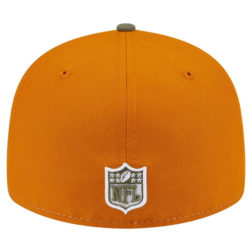 Dallas Cowboys New Era 2-Tone Color Pack Split Panel 59FIFTY Fitted Hat - Olive/Brown - NFL
