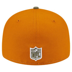 Dallas Cowboys New Era 2-Tone Color Pack Split Panel 59FIFTY Fitted Hat - Olive/Brown - NFL