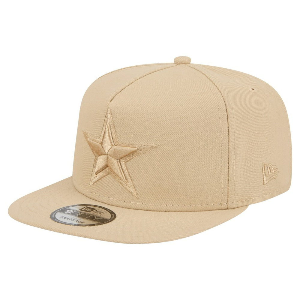 Dallas Cowboys New Era Color Pack A-Frame 9FIFTY Snapback Hat - Light Beige - NFL