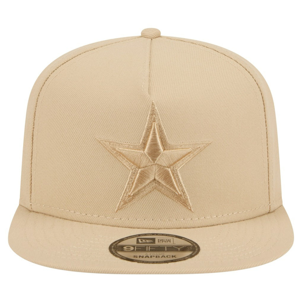 Dallas Cowboys New Era Color Pack A-Frame 9FIFTY Snapback Hat - Light Beige - NFL