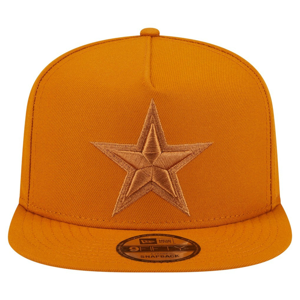 Dallas Cowboys New Era Color Pack A-Frame 9FIFTY Snapback Hat - Brown - NFL