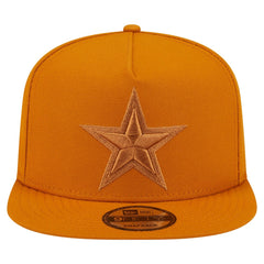 Dallas Cowboys New Era Color Pack A-Frame 9FIFTY Snapback Hat - Brown - NFL
