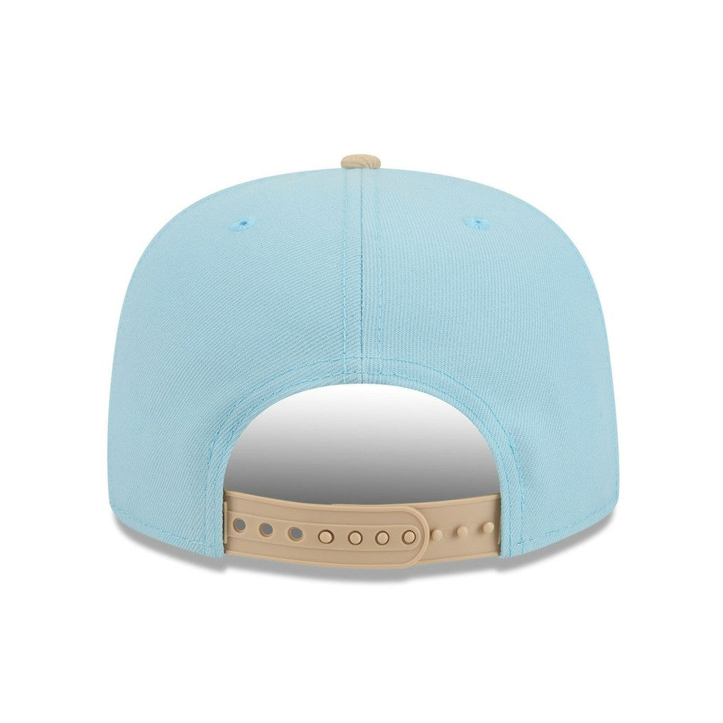Dallas Cowboys New Era Two-Tone Color Pack A-Frame 9FIFTY Snapback Hat - Light Blue/Brown - NFL