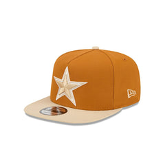 Dallas Cowboys New Era Two-Tone Color Pack A-Frame 9FIFTY Snapback Hat - Brown/Light Beige - NFL