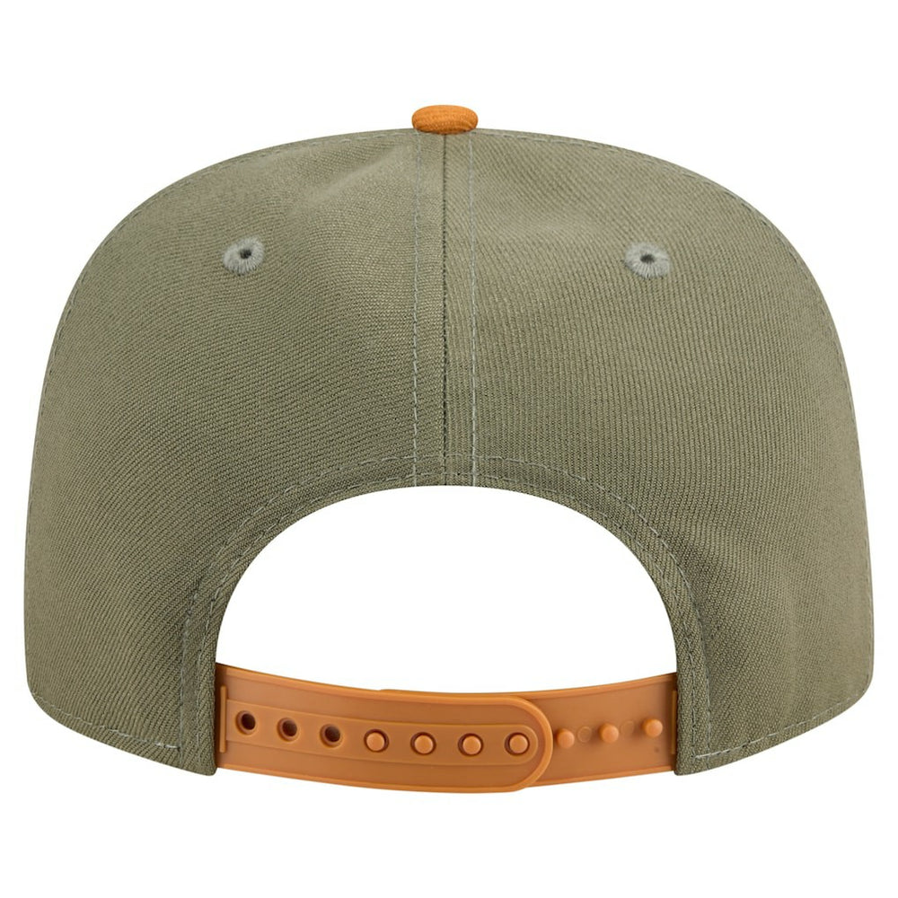 Dallas Cowboys New Era Two-Tone A-Frame 9FIFTY Snapback Hat - Olive/Brown - NFL