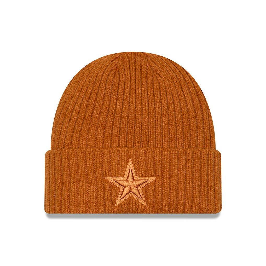 Dallas Cowboys New Era Color Pack Cuffed Knit Hat - Brown - NFL