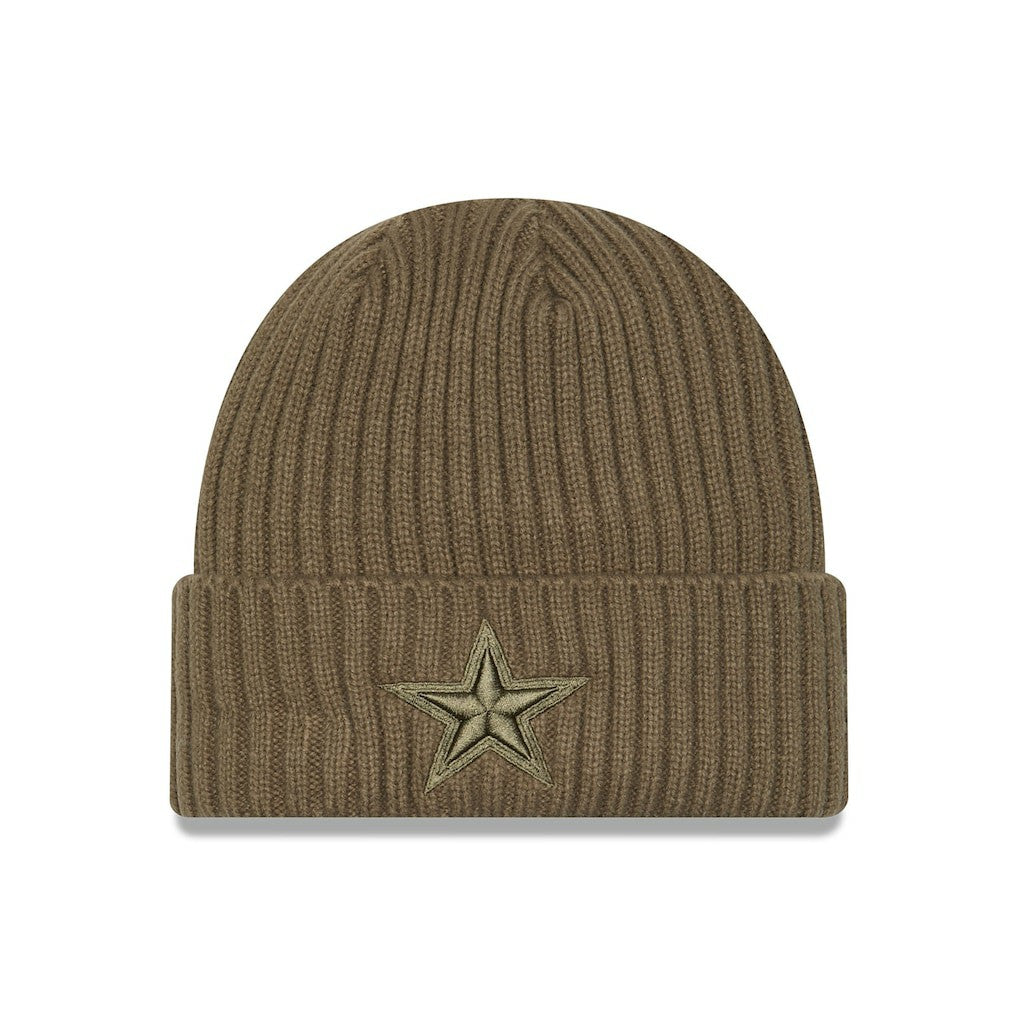Dallas Cowboys New Era Color Pack Cuffed Knit Hat - Olive - NFL