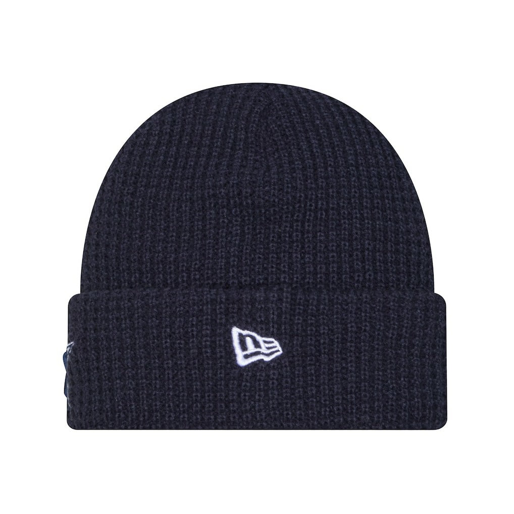 Dallas Cowboys New Era Youth Waffle Cuffed Knit Hat - Navy - NFL