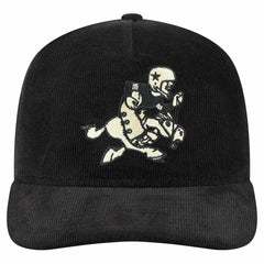 Dallas Cowboys New Era Retro Joe Nostalgic Corduroy Golfer Adjustable Hat - Black - NFL