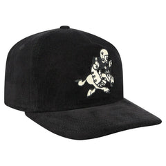Dallas Cowboys New Era Retro Joe Nostalgic Corduroy Golfer Adjustable Hat - Black - NFL